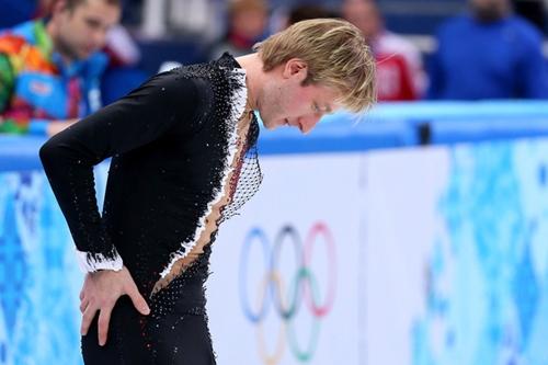 Evgeni Plusenko, durante apresentação em Sochi / Foto: Robert Cianflone / Getty Images